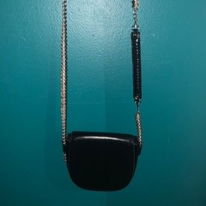 Small black shoulder bag